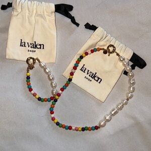 La Valen bracelet and necklace
